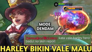 HARLEY DIREMEHKAN VALE SOMBONG DIKATAIN HERO BADUT TDK PUNYA SKIN DIAWAL,ENDINGNYA MALU SENDIRI!MLBB