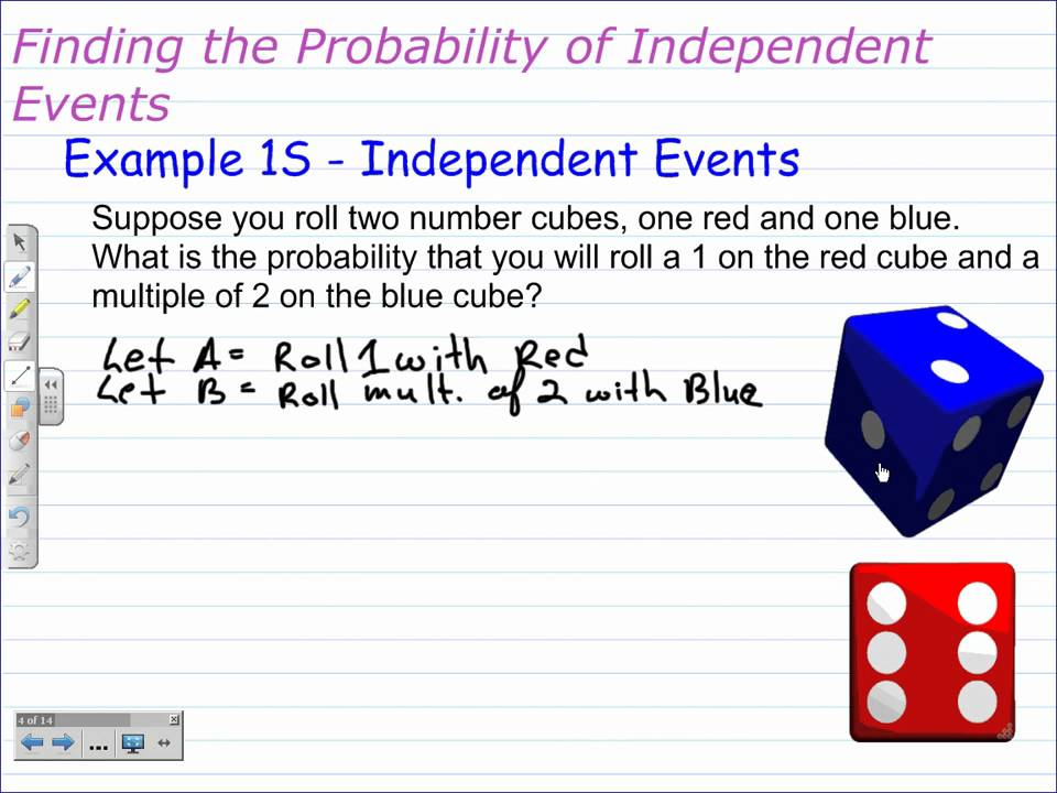 Probabilities of Compound Events | Independent Events