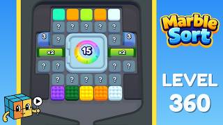 Marble Sort Level 360 (Very Hard) Walkthrough Solution