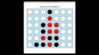 Connect Four with Monte Carlo Tree and Python Turtle