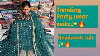 Trending Party wear suits/handwork ✨️🔥/8360121255