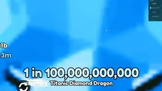 The First ever Titanic Diamond Dragon hatched on camera!