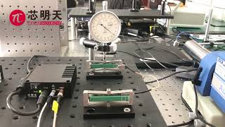 The displacement output along the x axis of 500R7 amplified piezo actuator.#amplifier #piezoelectric