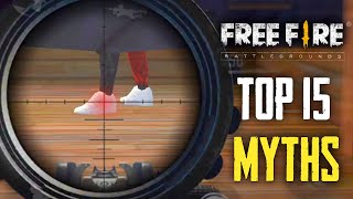 Top 15 Mythbusters in FREEFIRE Battleground | FREEFIRE Myths #180