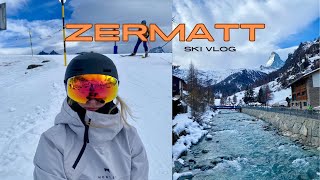 Exploring ZERMATT by foot and SNOWBOARD | Winter travel vlog