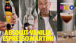 Vanilia Espresso Martini | Espresso Martini 2.0 | Absolut Drinks With Rico