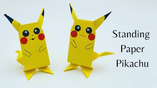 How To Make Paper Toy PIKACHU For Kids / Nursery Craft Ideas / Paper Craft Easy / KIDS crafts / toy