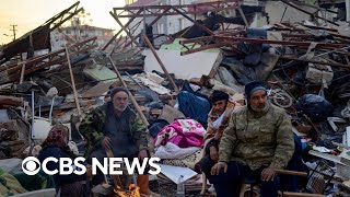 Earthquake survivors in Turkey and Syria face freezing conditions amid devastation