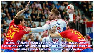 Handball-WM: Optimale Ausgangslage für Kroatien, Dänemark und Schweden