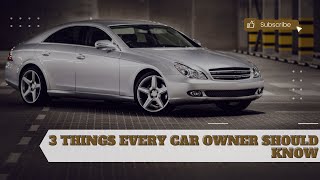 3 Things Every Car Owner Should Know | MMC Garage