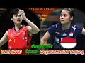 Badminton Gregoria Mariska Tunjung (INA) vs (CHN) Chen Yu Fei Womens Singles