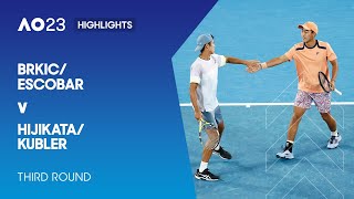 Brkic/Escobar v Hijikata/Kubler Highlights | Australian Open 2023 Third Round
