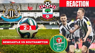 Newcastle vs Southampton 2-1 Live Stream Carabao Cup EFL Football Match Commentary Highlights 2023