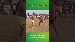 Irfan Meo Vs Nisar Bhatti Open Kabaddi At RattGarh #youtubeshorts