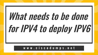 【ThinkMo】What needs to be done for IPV4 to deploy IPV6#Cisco #CCNA #CCNP #CCIE #network