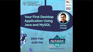 Make With HackVerse | Your First Desktop Application Using Java and MySQL