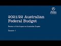 2021 Australian Budget Update For Australian Expats  - Session 1