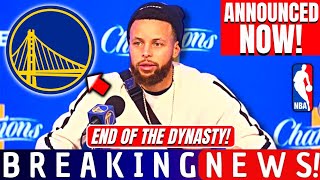 BIG ANNOUNCEMENT! SEE WHAT CURRY SAID! END OF THE DYNASTY REVEALED? GOLDEN STATE WARRIORS NEWS
