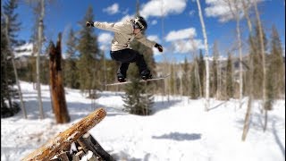 Snowboarding a Log Jump! - (Season 4, Day 123)