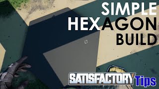 Satisfactory Tips: Any Size HEXAGONS in Two Minutes!
