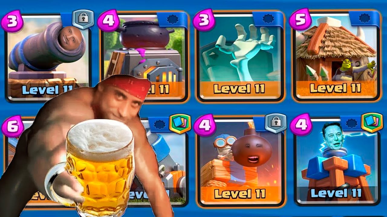 BUILDING DECK Be Like: - Clash Royale - YouTube