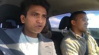 जापानको Highway, Driver Nim Lama Sherpa With HB Tamrakar