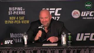 UFC 217: Dana White post-fight press conference