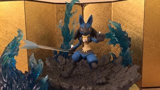 Variable Action Heroes Pokemon Tournament Lucario Unboxing Review and Comparison.