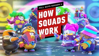 Fall Guys Season 4: How Squads Mode Works