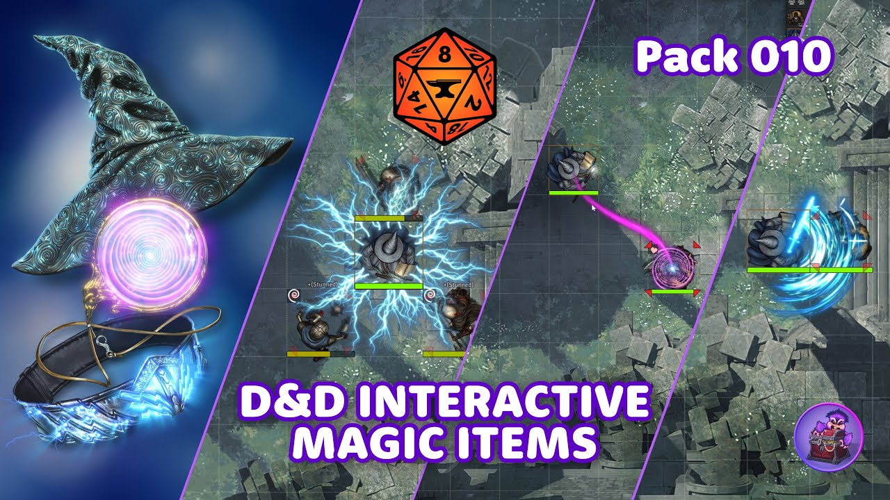 D D Interactive Magic Items Pack 010 Foundry Vtt Youtube