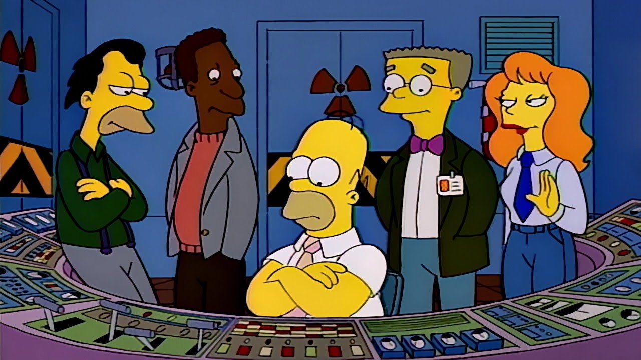 Clip show. Гомер симпсон на атомной станции. Спрингфилдская АЭС симпсоны. Simpsons атомная станция мардж. Mindy Simpson.