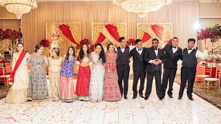 Pakistani Groom's family & Indian Bride's family come together in an EPIC family dance! 🇵🇰🇮🇳