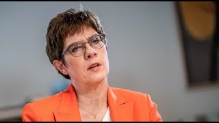 HILFE FÜR KURDEN: Kramp-Karrenbauer will internationale Syrien-Sicherheitszone