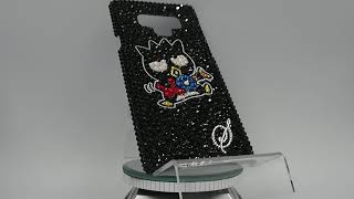 iPhoneケース スマホケース 全機種対応 バッドばつ丸 サンリオ キャラクター ばつまるくん ケース カバー スワロフスキー デコ キラキラ