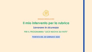 Puntata 30 Gennaio 2025 - Differenza tra rischio e pericolo con esempi pratici