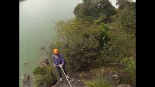 Raglan Rock abseil