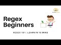 Learn Regular Expressions (Regex) In 10 Minutes for Beginners | Regex 101 Basics | regex javascript