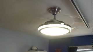 Hunter Fanaway Retractable Blade Ceiling Fan in action!