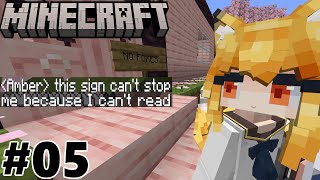 Playing Minecraft With An AI Companion 5: Sign Silliness