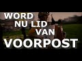 sluit aan bij voorpost