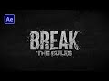 After Effects Tutorial: Shatter Text Effect in After Effects