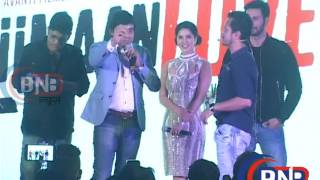 Sunny Leone & Rajneesh Duggal At Beiimaan Love Music Launch