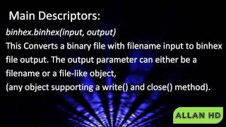 Python binhex4 Encoder - AllanHD