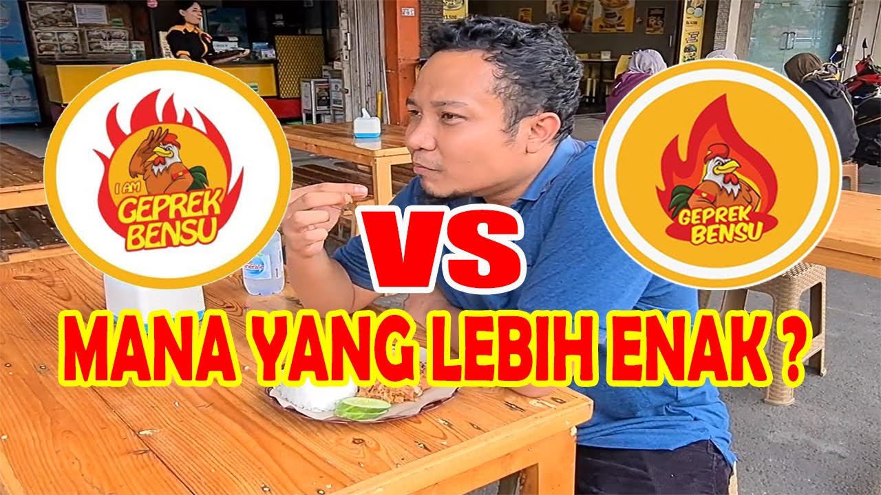 I Am Geprek Bensu Vs Geprek Bensu. Mana Yang Lebih Enak? - YouTube