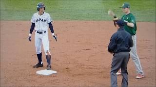 これが盗塁アウト！？ 2017 U18 世界野球 日本ｘ南アフリカ