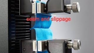 ISO13936-1, kisi bhi fabric ka seam slippage kaise check karte hai.#viralvideo