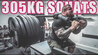 305KG / 671LB SQUATS | Leg Day