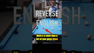 Using REVERSE English for Position #poolshots #9ballpool #8ballpool #poollessons #pool #billiards