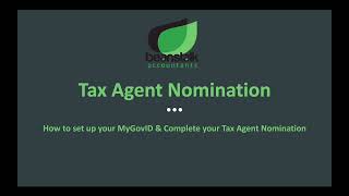 ATO Tax Agent Nomination: Step 1 - Create A MyGovID