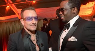 Bono and Diddy’s Awkward Golden Globes Encounter Resurfaces Amidst Combs’ Legal Troubles